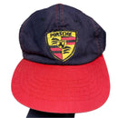Porsche Vintage Baseball Cap Navy and Red