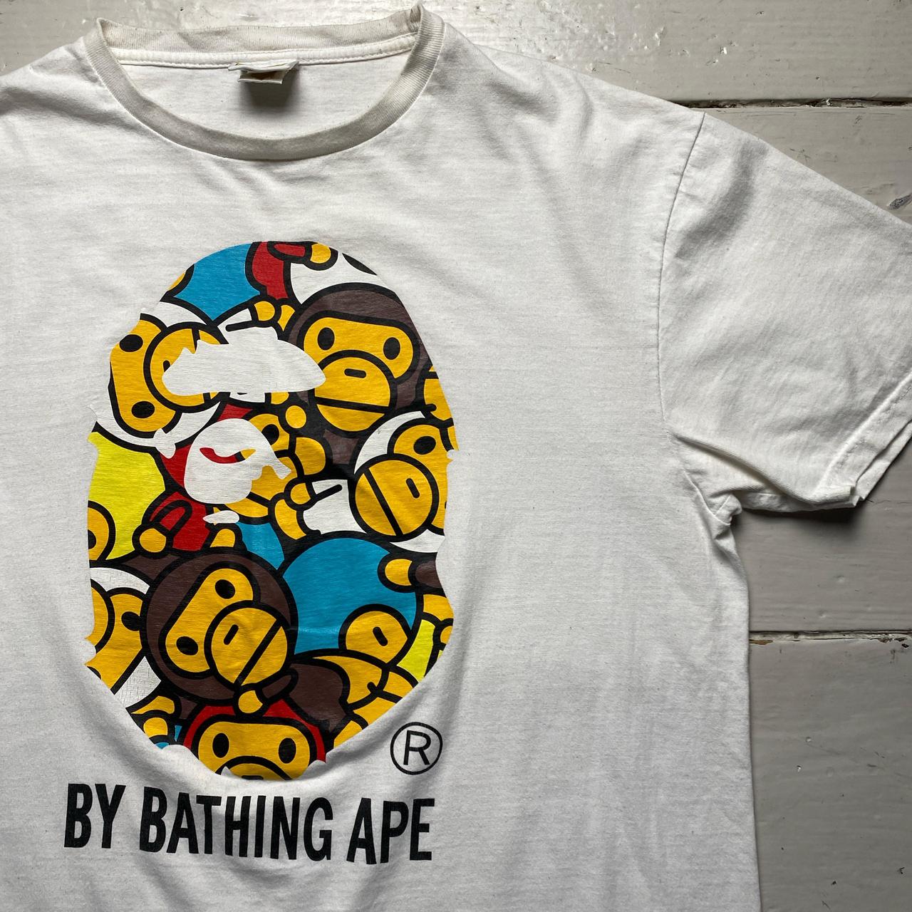 BAPE Monkey White T Shirt