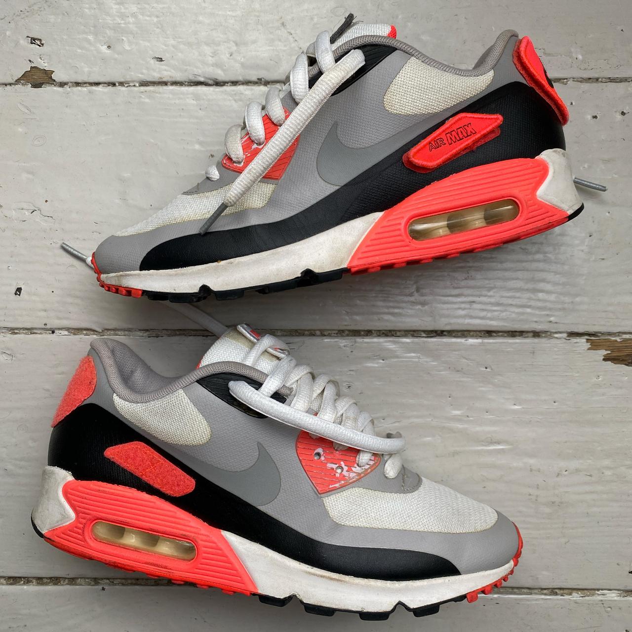 Nike Air Max 90 Infrared Velcro Stick on Patches