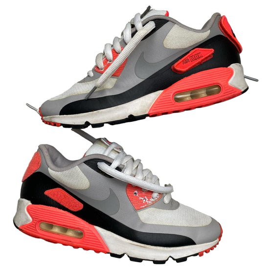Nike Air Max 90 Infrared Velcro Stick on Patches (UK 6)