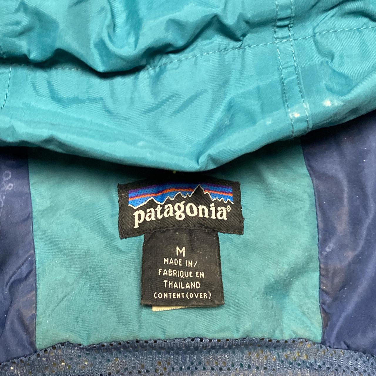 Patagonia Vintage 90’s Green and Purple Skidoo Windbreaker (M)