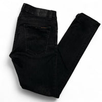 Nudie Tight Terry Slim Black Grey Jeans