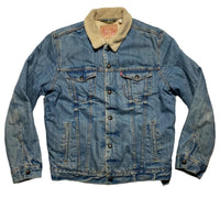 Levis Denim Sherpa Lined Jacket (L)