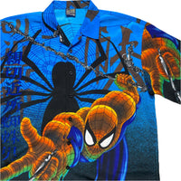 Spiderman Vintage y2k Japanese Short Sleeve Shirt (XL)