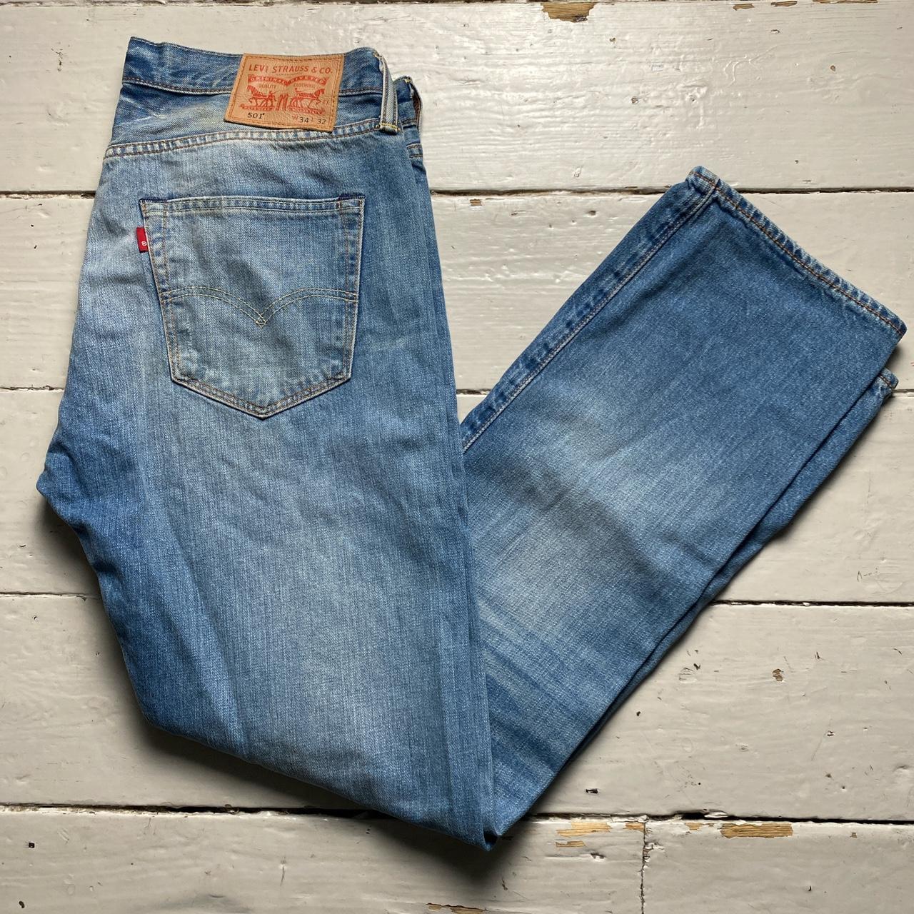 Levis 501 Light Blue Jeans