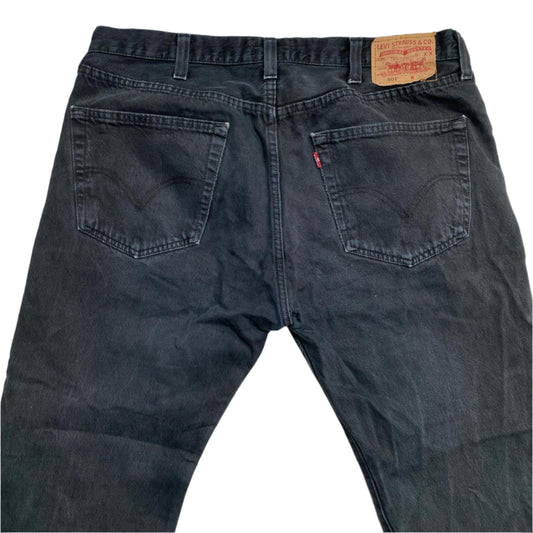 Levis 501 Black Baggy Jeans (38W)