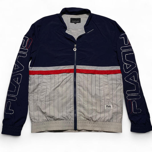 Fila Navy Red and White Shell Tracksuit Windbreaker Jacket