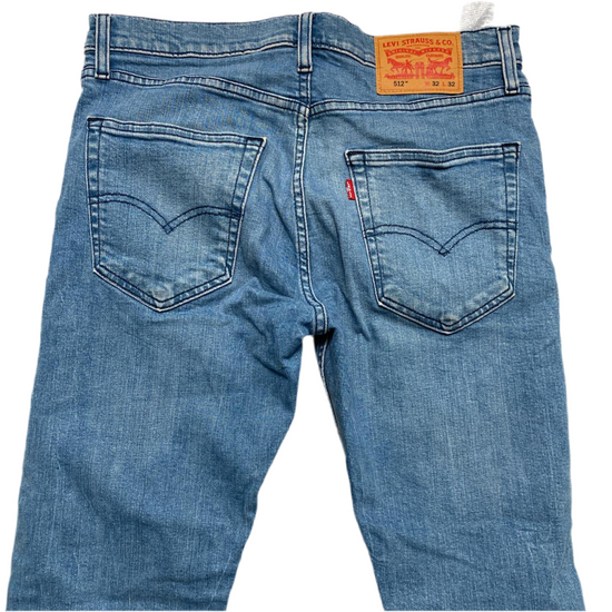 Levis 512 Light Blue Slim Jeans (32W)