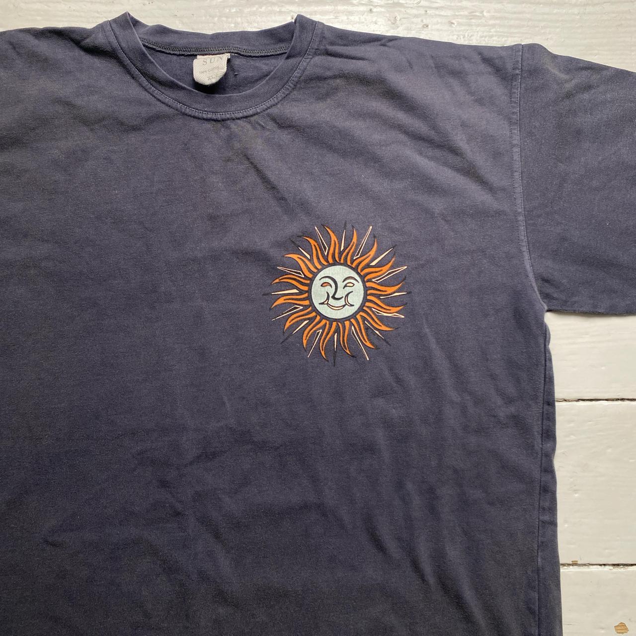 Fun Sun Smiley Face Vintage 90’s T Shirt Grey