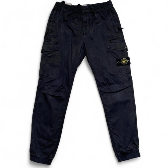 Stone Island Black Slim Cargo Trousers (32W)