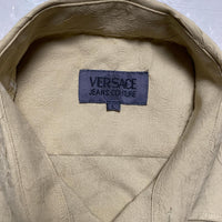 Versace Jeans Couture Vintage Crinkle Beige Sand Short Sleeve (L)
