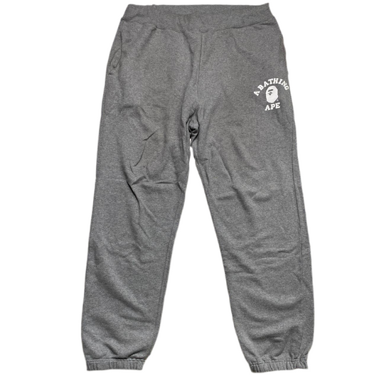 Bape A Bathing Ape Grey and White Baggy Joggers (2XL)