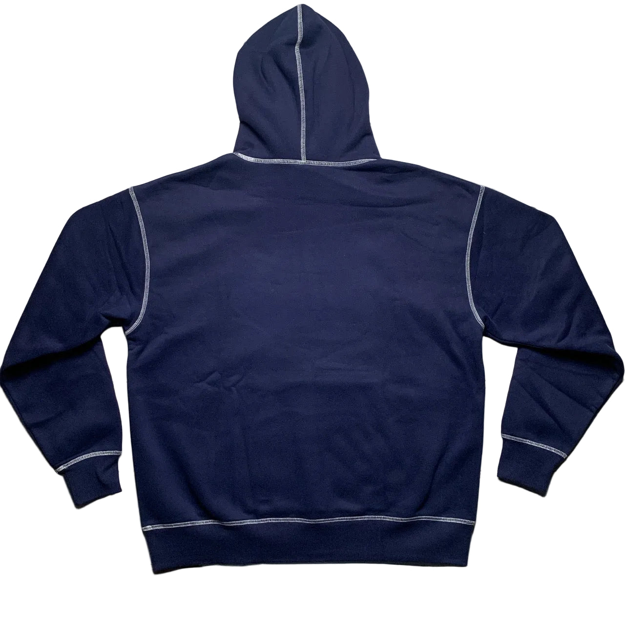 Navy The Trio Contrast Stitch Hoodie (S,M,L,XL)