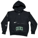 Jordan Boston Celtics Black Green and White Hoodie (XS)