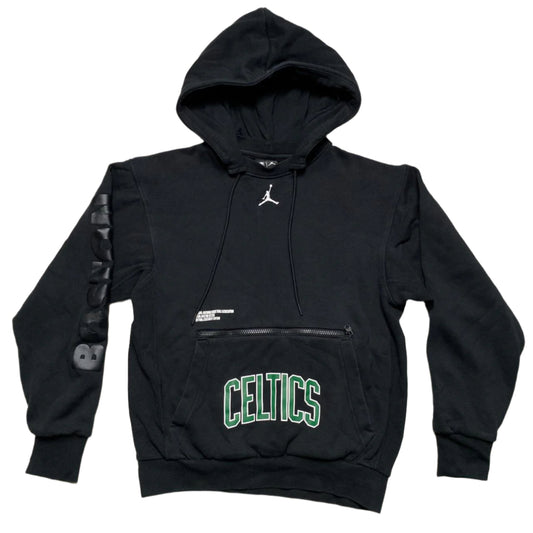 Jordan Boston Celtics Black Green and White Hoodie (XS)