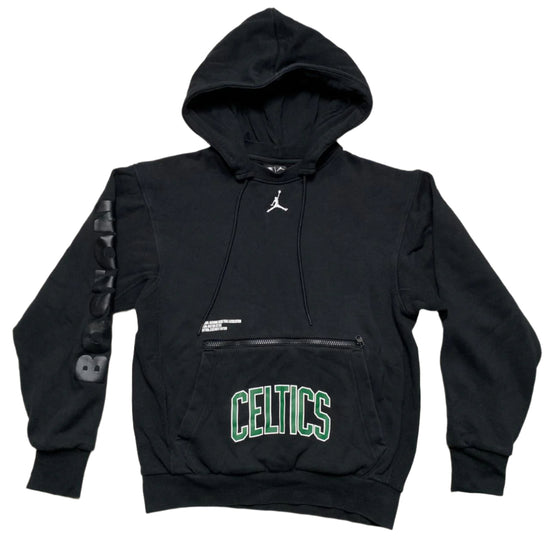 Jordan Boston Celtics Black Green and White Hoodie (XS)