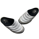 Nike Vintage Air Soc Moc Slipper White and Black Slip On Shoes (UK 4)