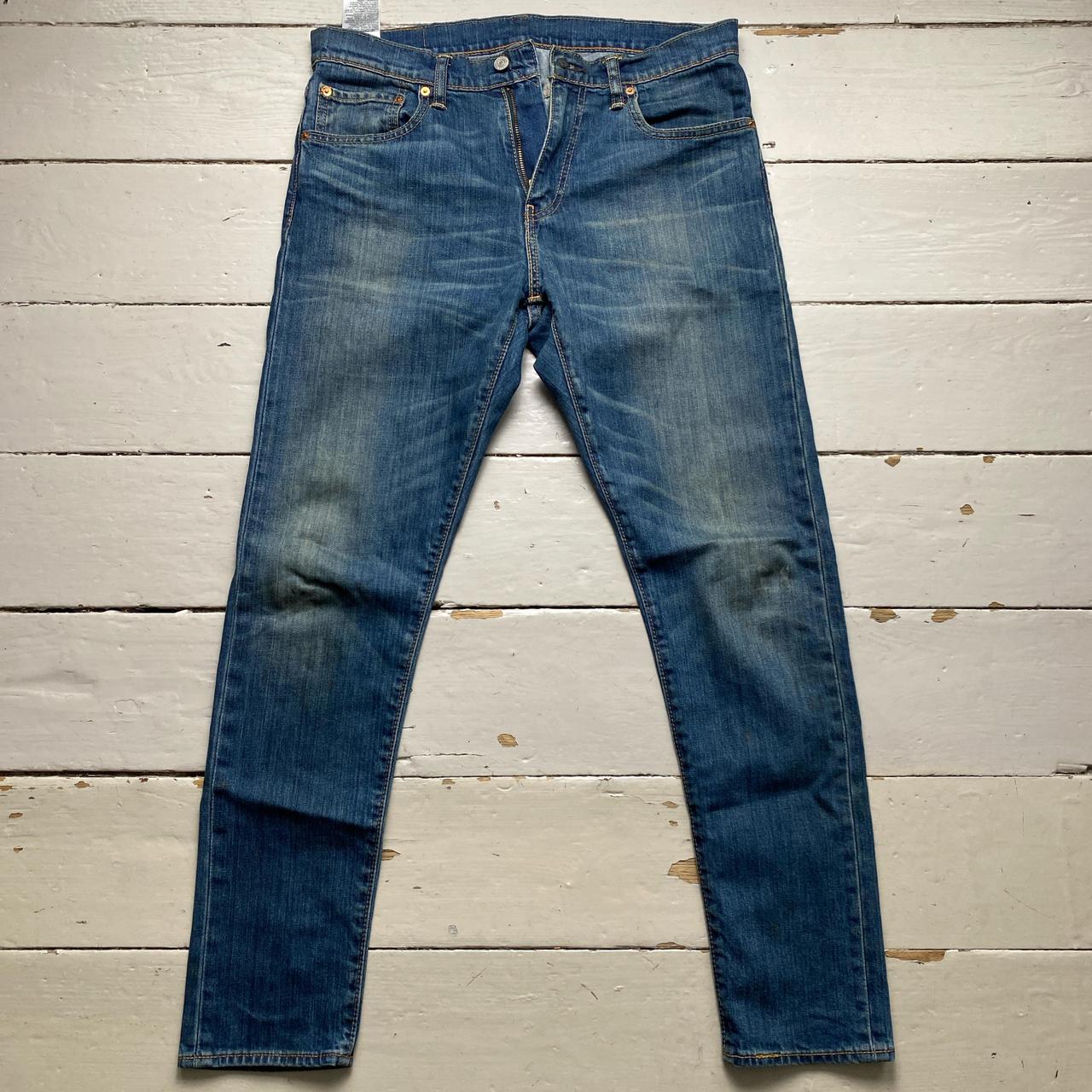 Levis 520 Navy Stonewash Jeans