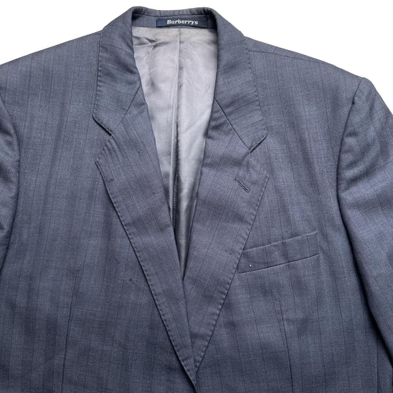 Burberry Burberrys Vintage Navy Suit Jacket (L)