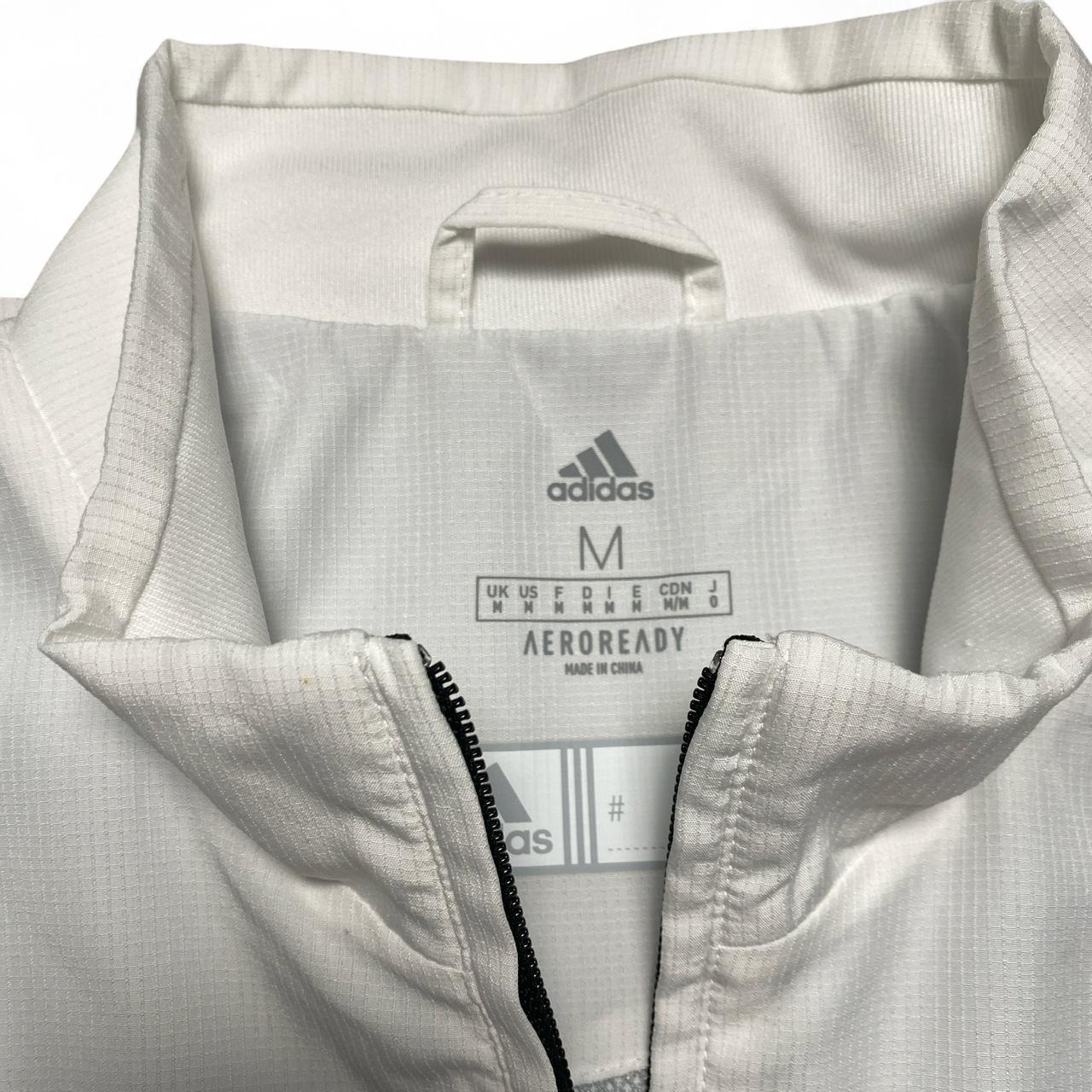 FC Kobenhavn Adidas White and Blue Football Tracksuit Jacket (M)