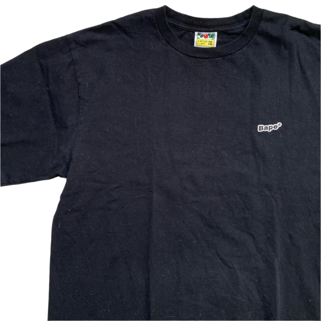 Bape A Bathing Ape Black and White T Shirt (2XL)