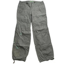 No Fear Vintage Khaki Heart Embroidery Cargo Trousers (12 UK)