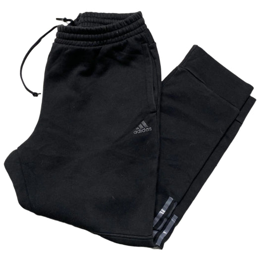 Adidas Black and Grey Baggy Joggers (XL)