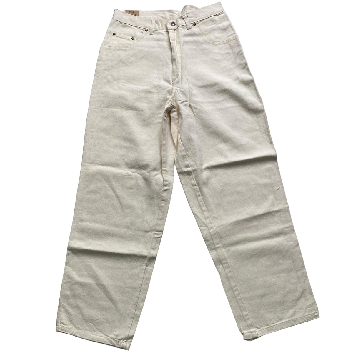 W R Gass Vintage 90’s Cream Baggy Jeans (33W)