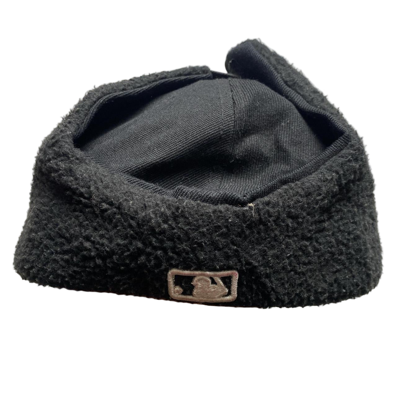 New York Yankees Black and White Dog Ear Fitted Cap