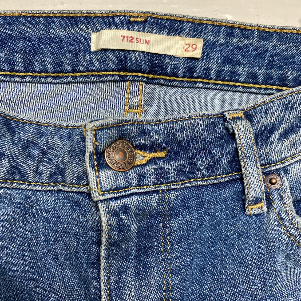 Levis 712 Slim Womens Blue Jeans