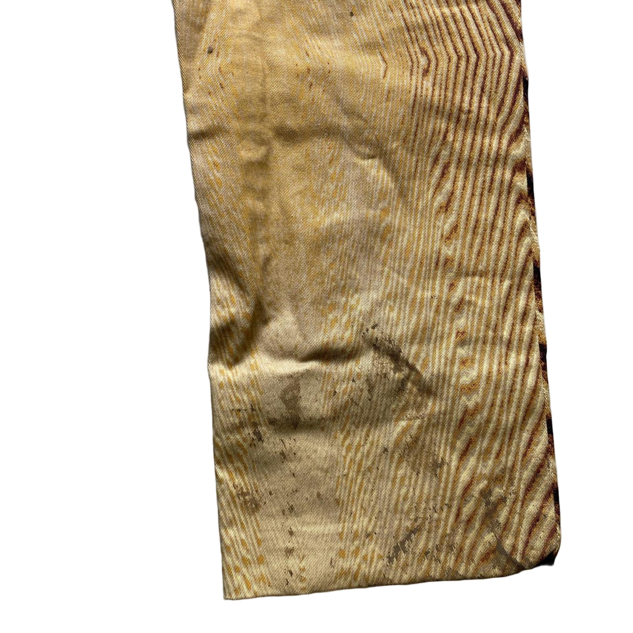 Just Cavalli Beige Brown Ripple Print Jean Trousers (27W)