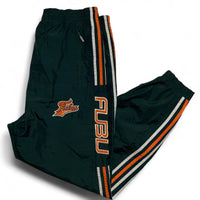 FUBU Green Orange and White Shell Trackpant Bottoms (L)