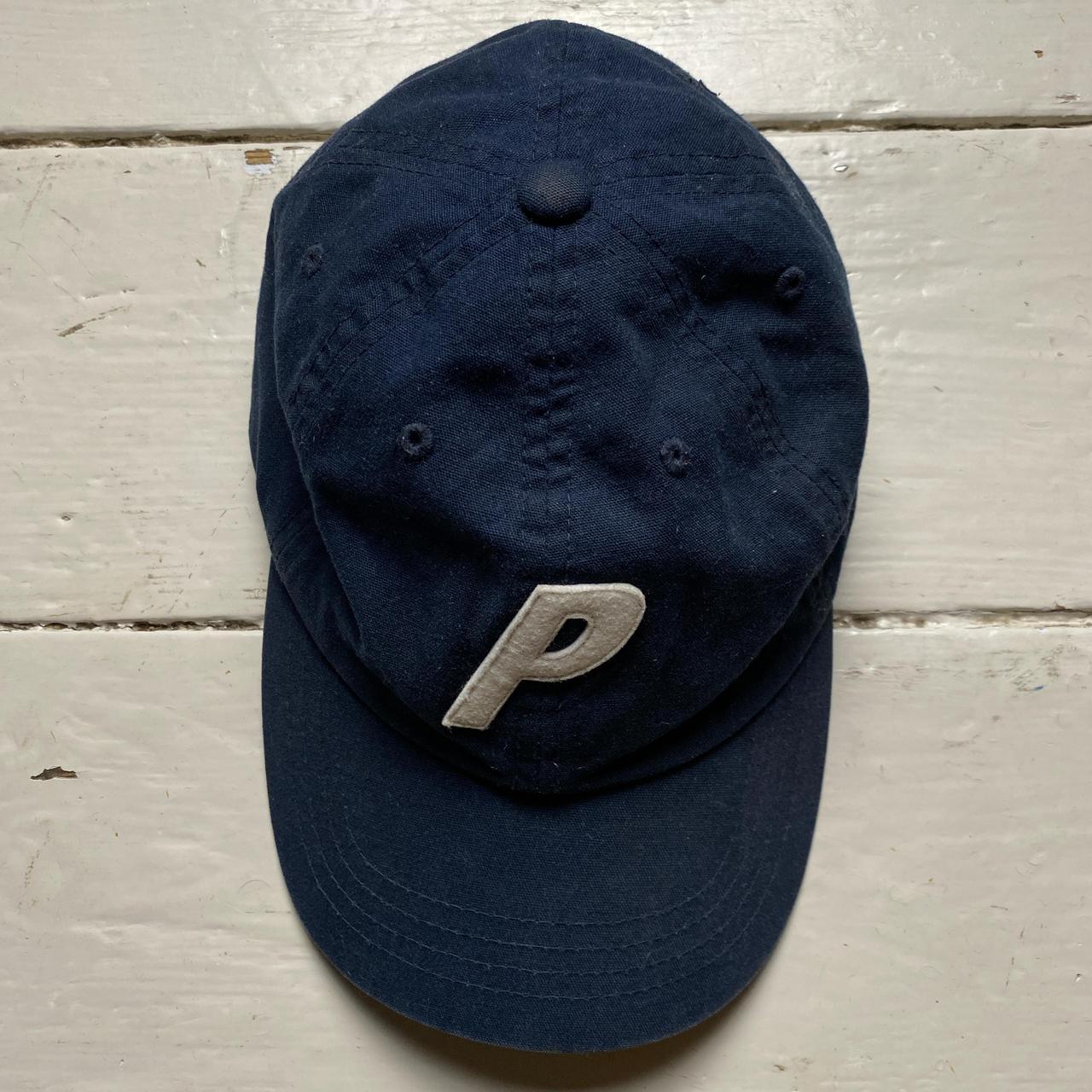 Palace Navy and White P Baseball Cap