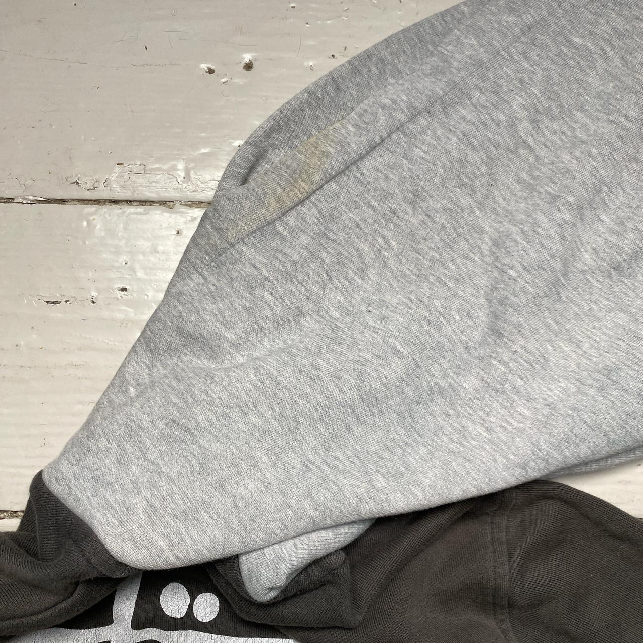 Stussy Grey Two Tone Hoodie