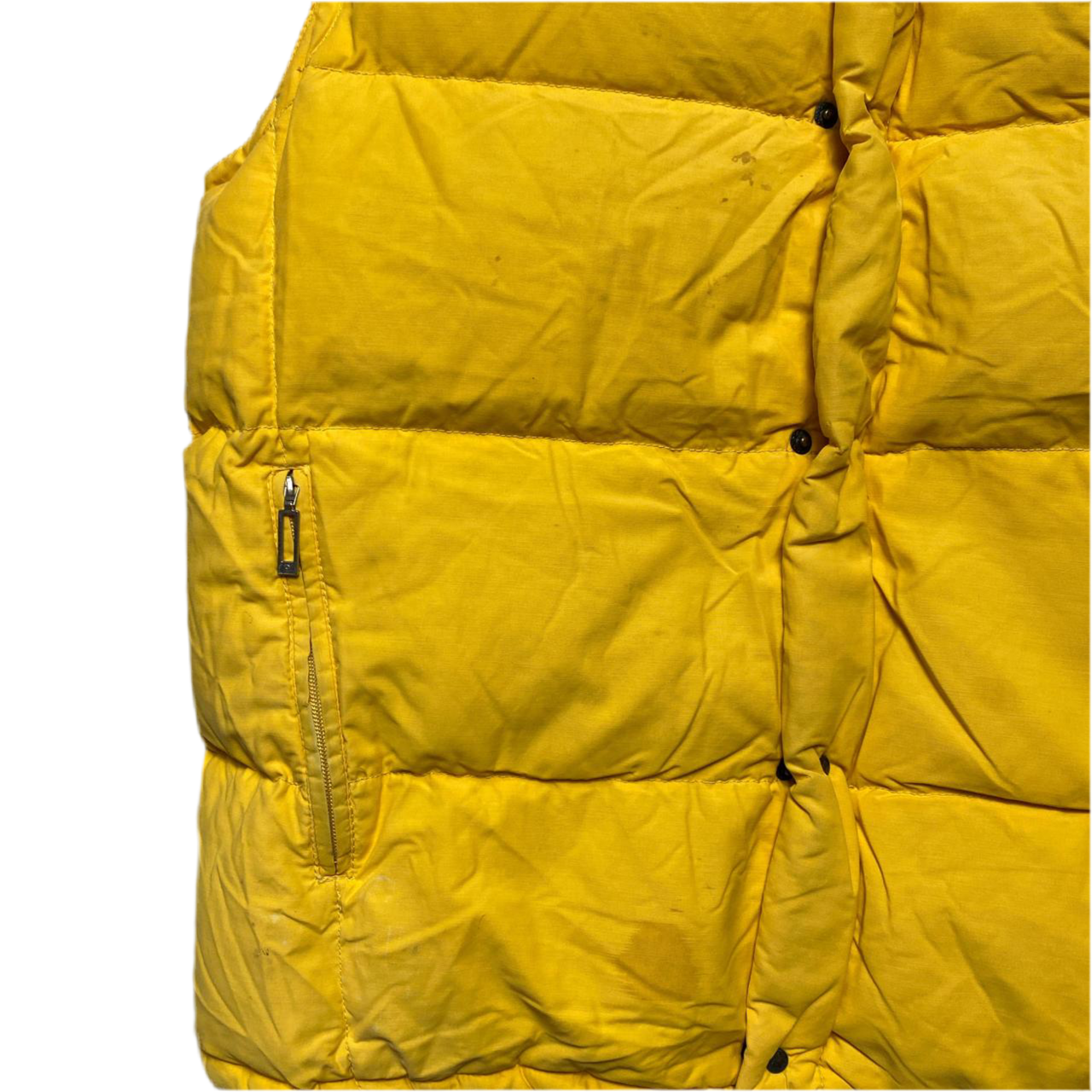 Moncler Grenoble Yellow Vintage Puffer Gilet (L)