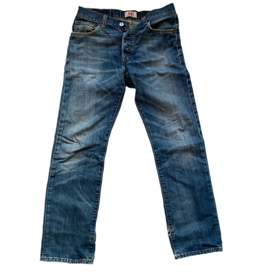 Levis 501 Distressed Jeans (29W)