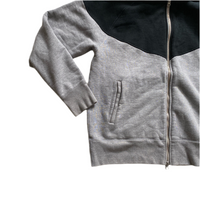 Nike Grey and Black Heavy Hoodie (L)