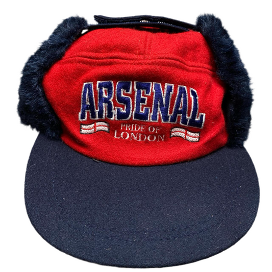 Arsenal Trapper Furry Dog Ear Flap Hat