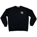 Alexander Wang Black and Reflective Silver Logo Jumper (L)
