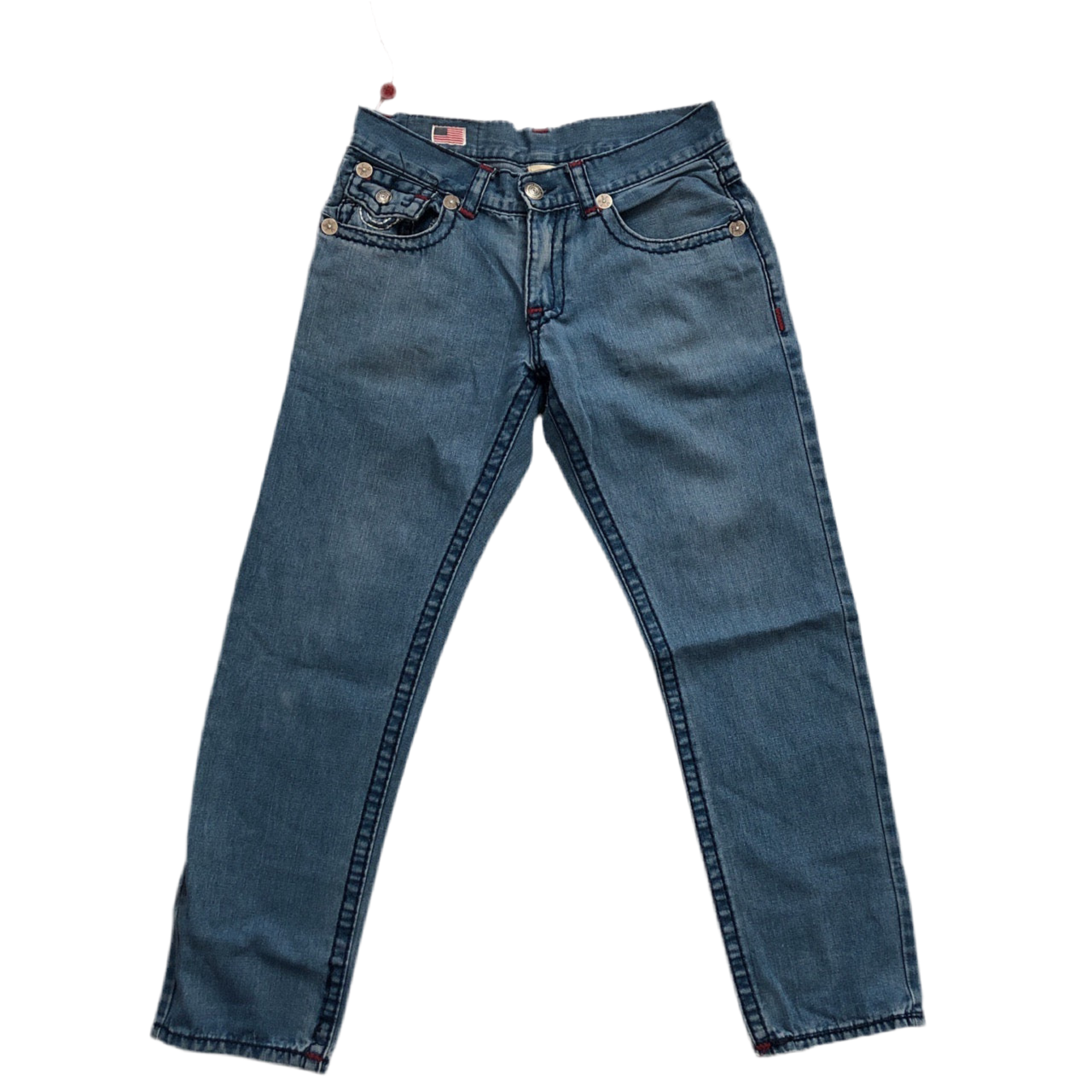 True Religion Stitch Stonewash Jeans (32W)