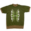 Miu Miu Vintage 2003 Psychedelic Green and Brown Jumper T Shirt (2XL)