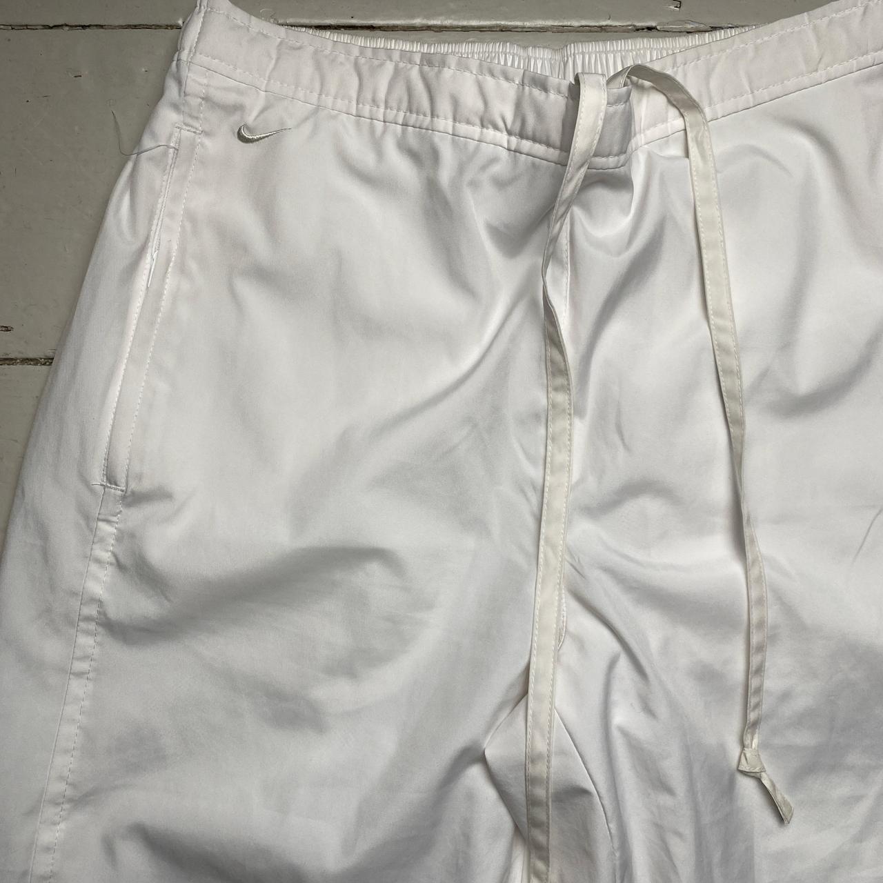 Nike Vintage y2k Baggy Shell Trackpant Bottoms White