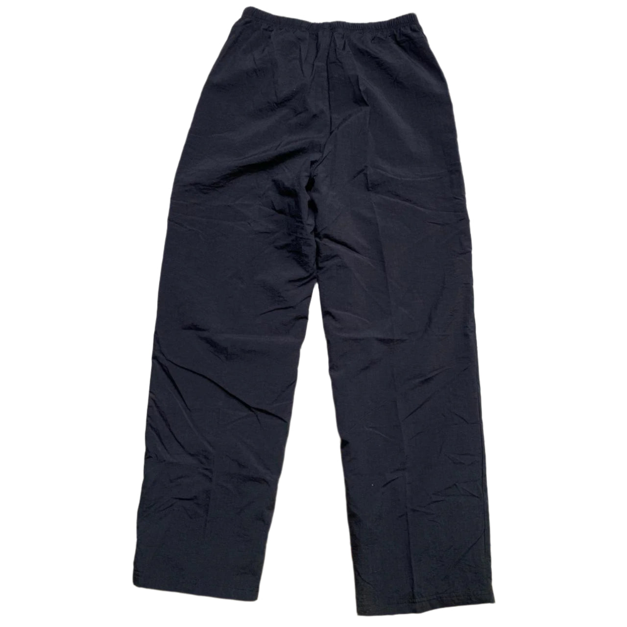 Nike Vintage Y2K Black and White Womens Shell Trackpant Baggy Bottoms (M)