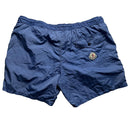 Moncler Swim Shorts Light Blue White and Grey (2XL)