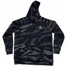 Nike Air Jordan Grey and Black Camouflage Hoodie (2XL)