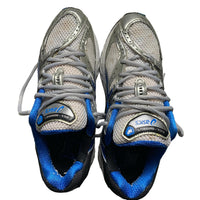 Asics Gel TN840 Silver Blue and White Trainers (UK 9)