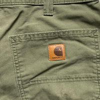 Carhartt WIP Green Khaki Cargo Shorts (32W)