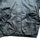 Stone Island 2002 Vintage Raso Gommato Lightweight Navy Jacket (M)