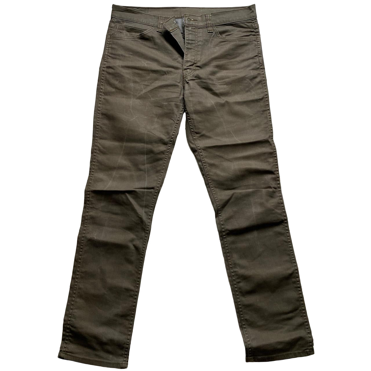 Levis 511 Olive Green Khaki Slim Jeans (36W)