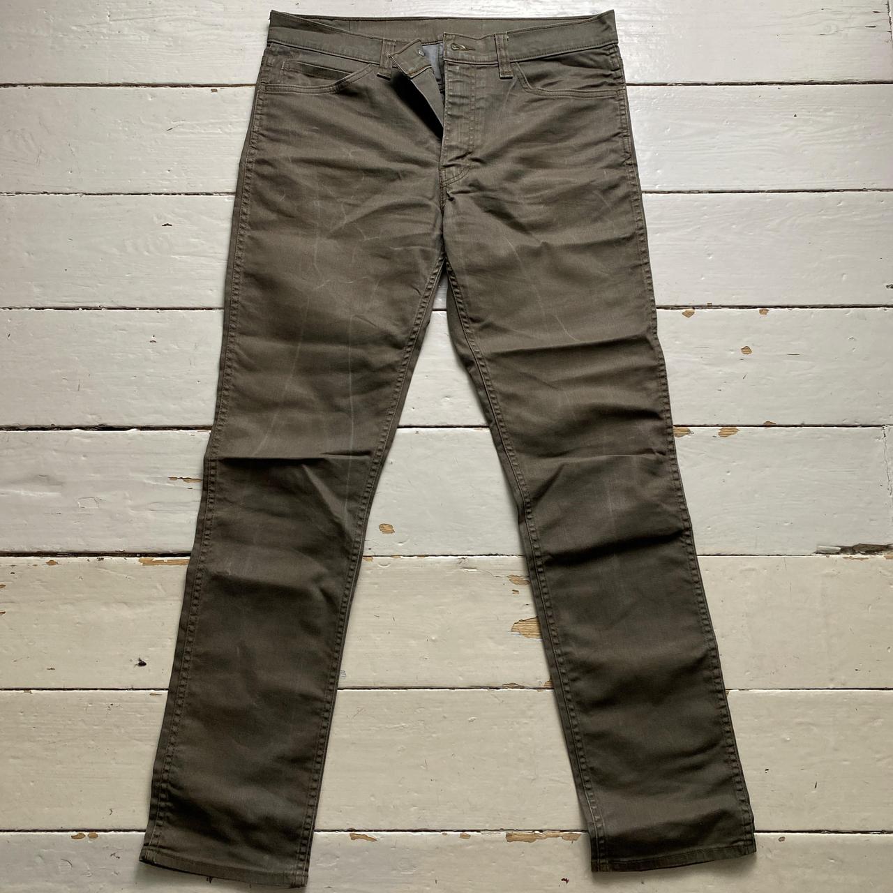 Levis 511 Olive Green Khaki Slim Jeans